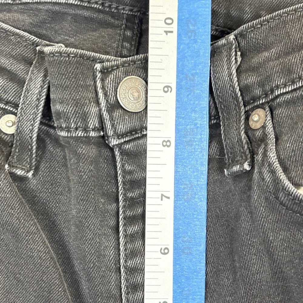 Levi's 559 Mens Relaxed Straight Fit Jeans 34X34 (33x31)‎ Black Stretch Denim